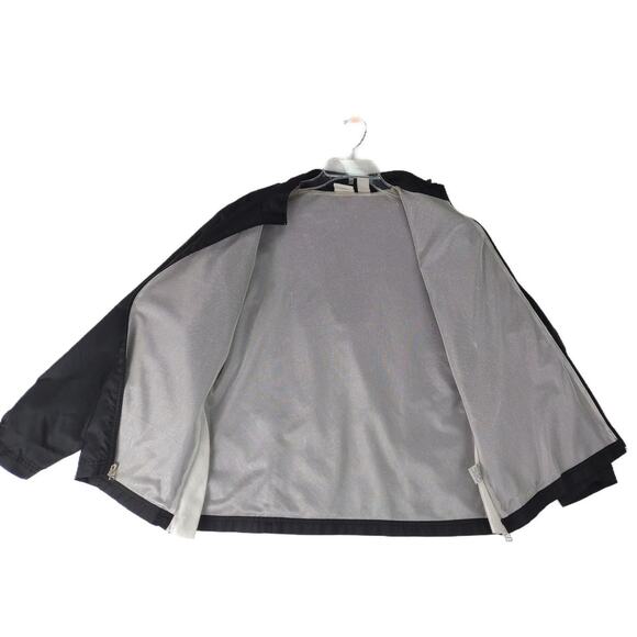 Vintage 90s Northern Reflections Black Windbreaker Jacket, Reflect Sport Sz M - Picture 3 of 7